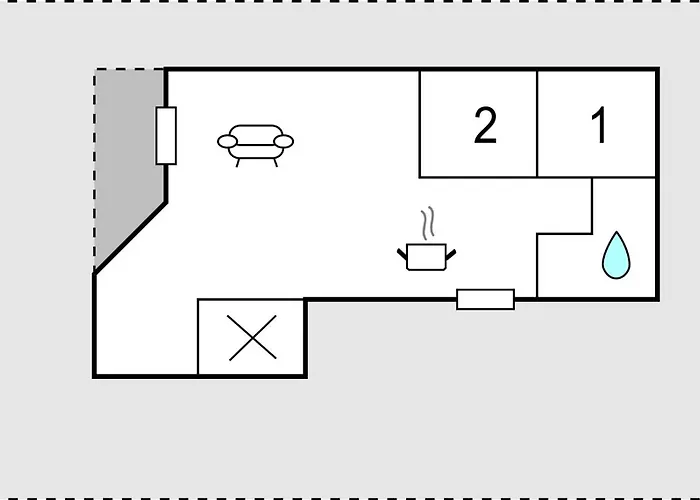 Vakantiehuis 2 Bedroom Lovely In Otterup